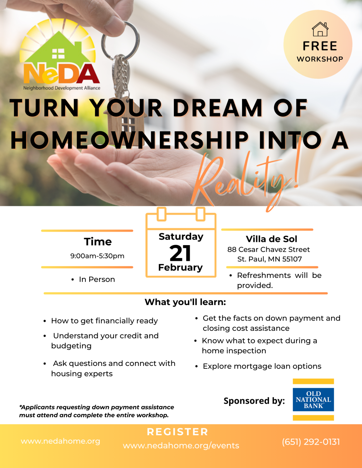 NEDA FREE - IN-PERSON Home Stretch Workshop
