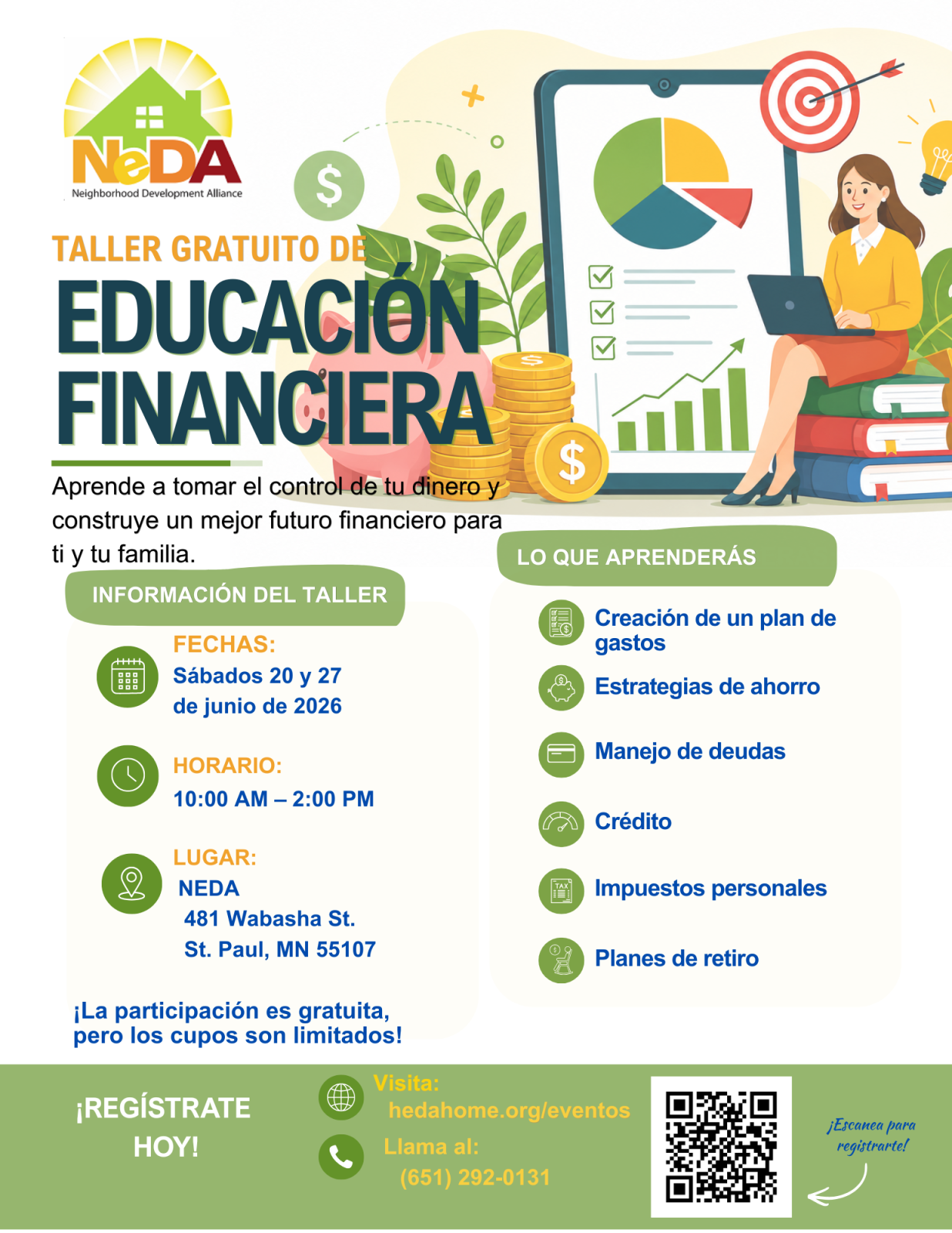 Free Financial Literacy Workshop in Spanish June 2026