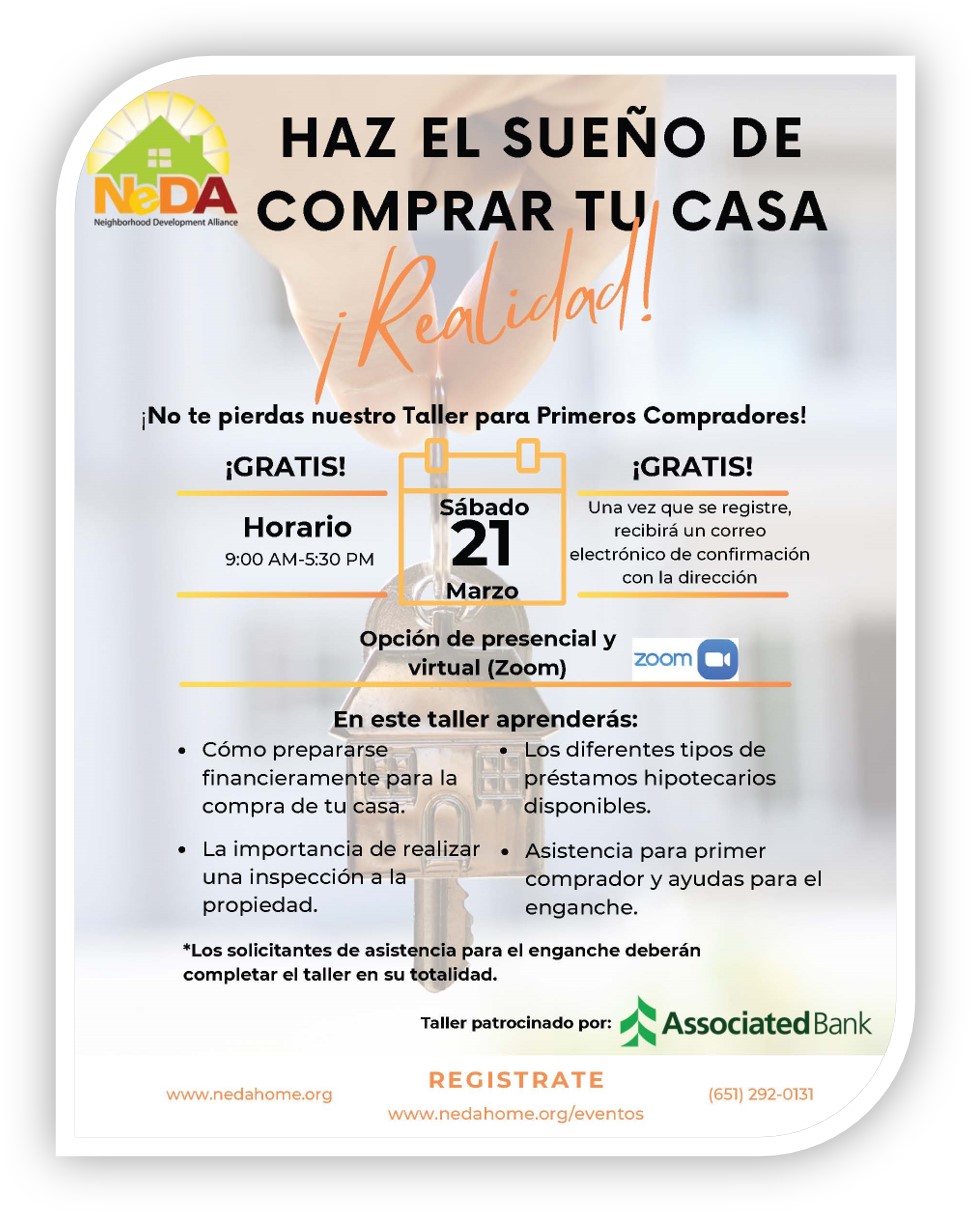 Free Hybrid First-Time Homebuyer Workshop – Spanish | March 21, 2026
