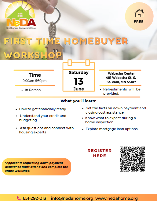 FREE In-Person First Time Home Buyers Workshops June 2026 – English & Spanish