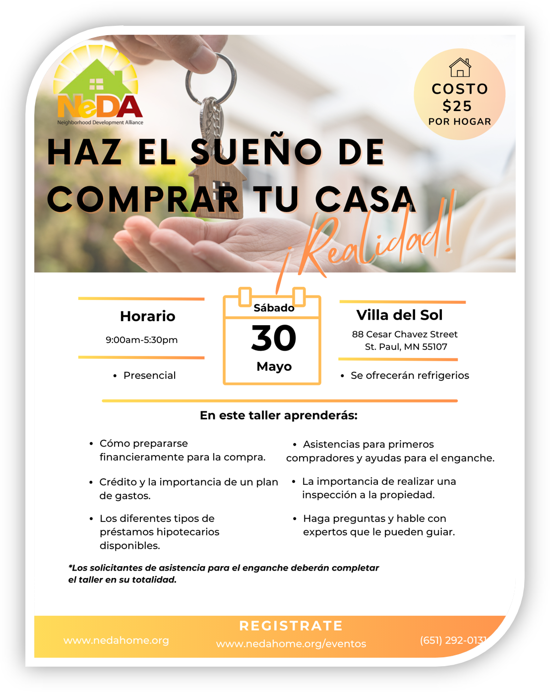 In-Person Home Stretch Workshop Spanish May 2026!